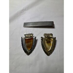 Lot Of 3 Vintage Tie Clips